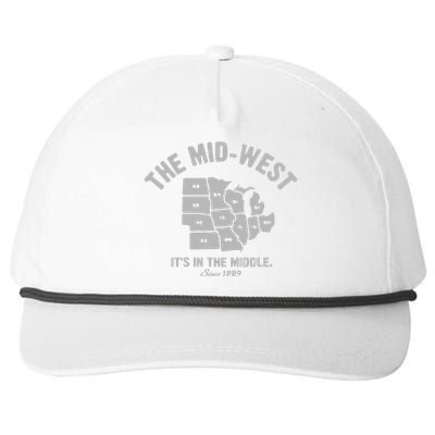 The MidWest Snapback Five-Panel Rope Hat