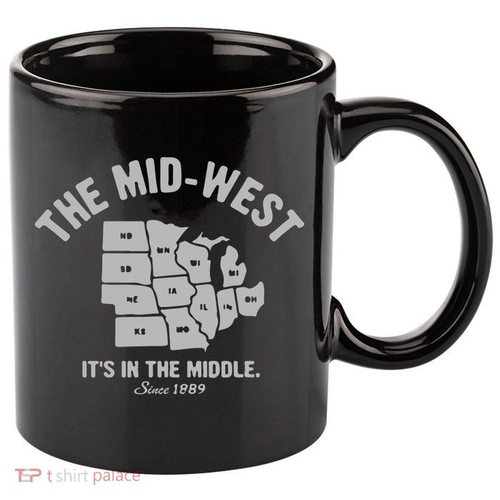 The MidWest 11oz C Handle Ceramic Mug