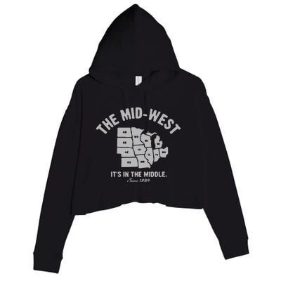 The MidWest Crop Fleece Hoodie