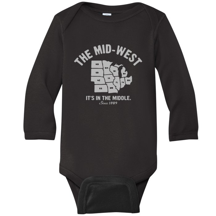 The MidWest Baby Long Sleeve Bodysuit