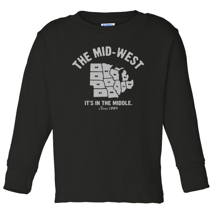 The MidWest Toddler Long Sleeve Shirt