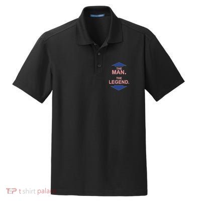 The Man The Legend Dry Zone Grid Polo