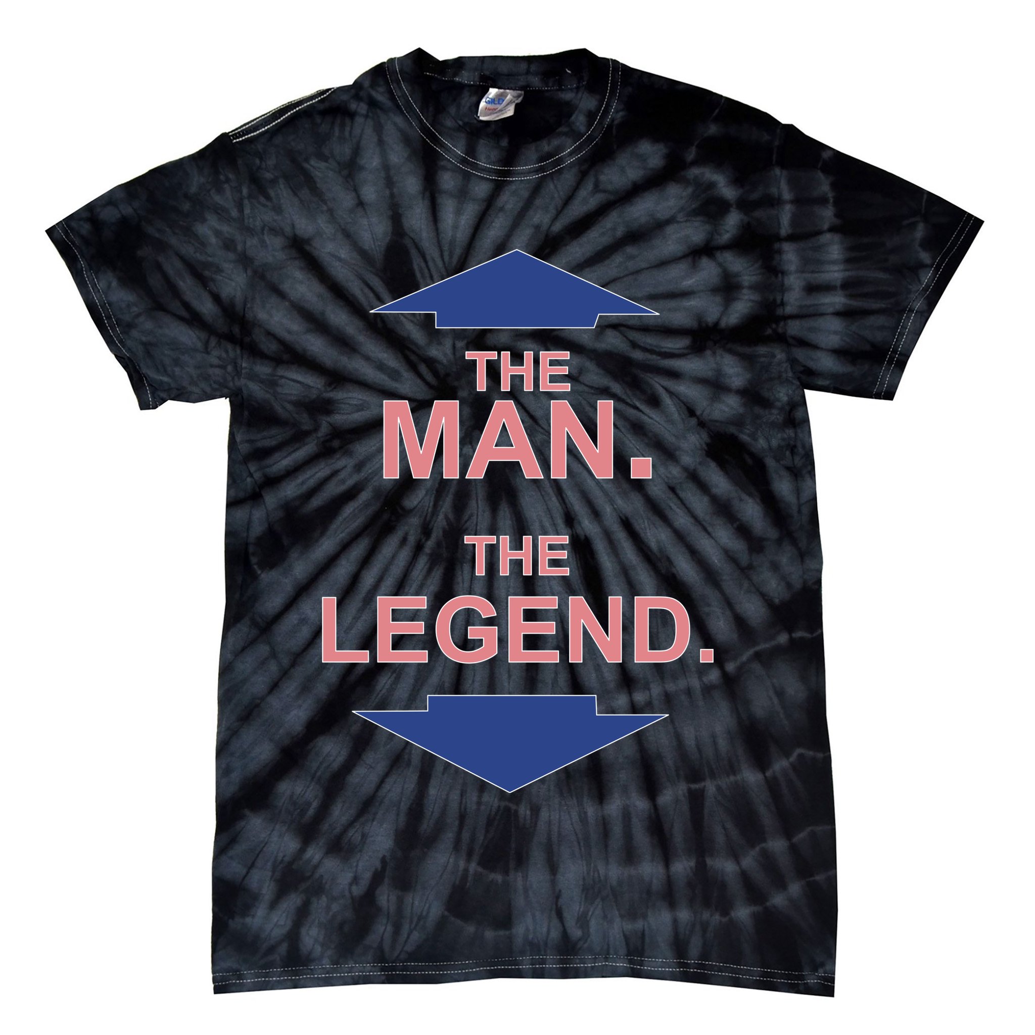 The Man The Legend Tie-Dye T-Shirt