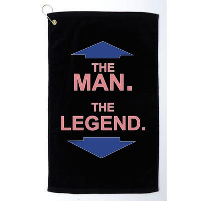 The Man The Legend Golf Towel