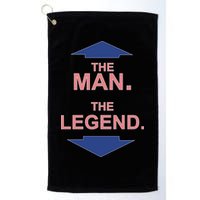 The Man The Legend Golf Towel