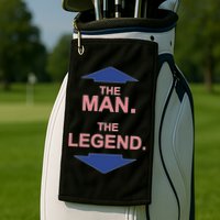 The Man The Legend Golf Towel