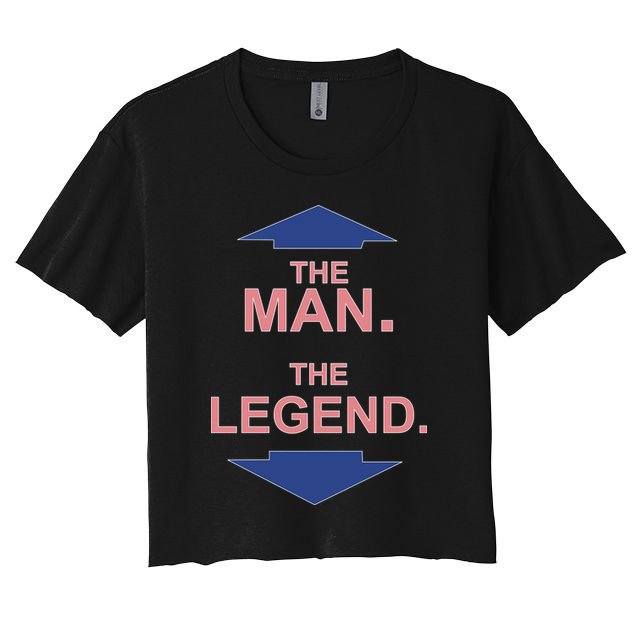 The Man The Legend Crop Top