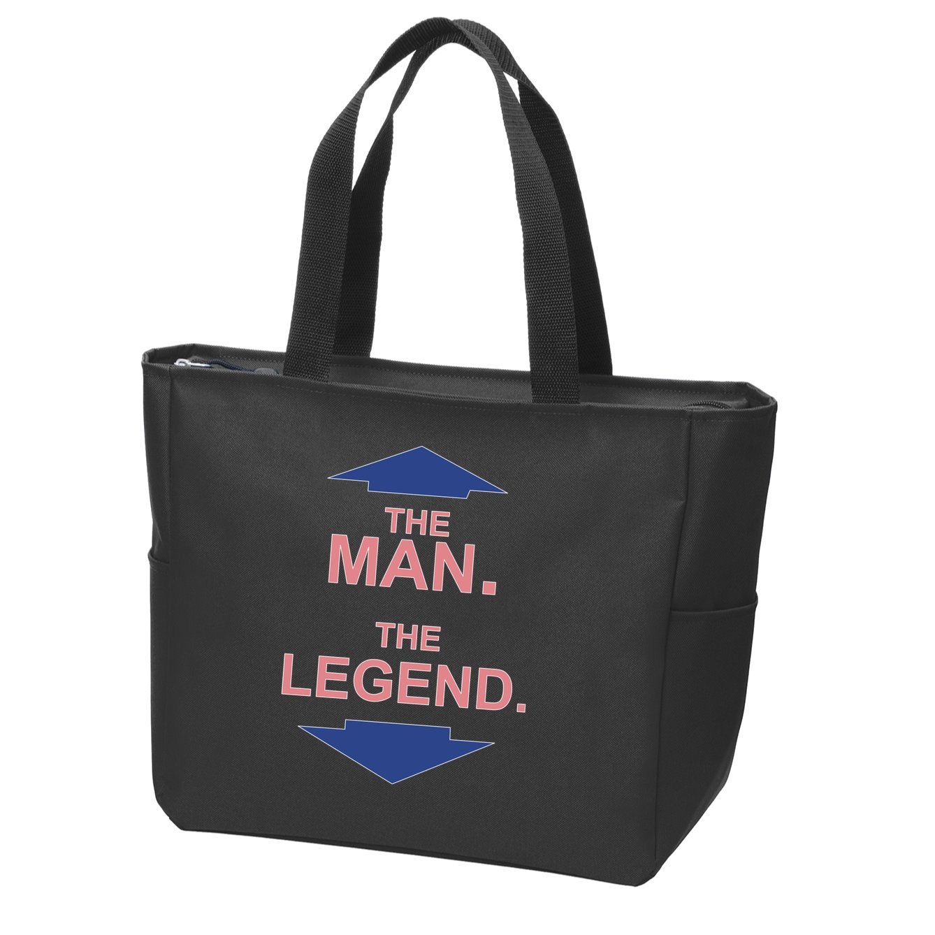 The Man The Legend Zip Tote Bag