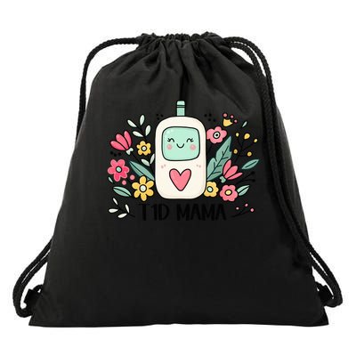 T1D Mama Drawstring Bag