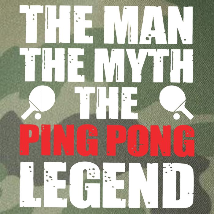 The Man The Myth The Ping Pong Legend Legacy Tie Dye Trucker Hat