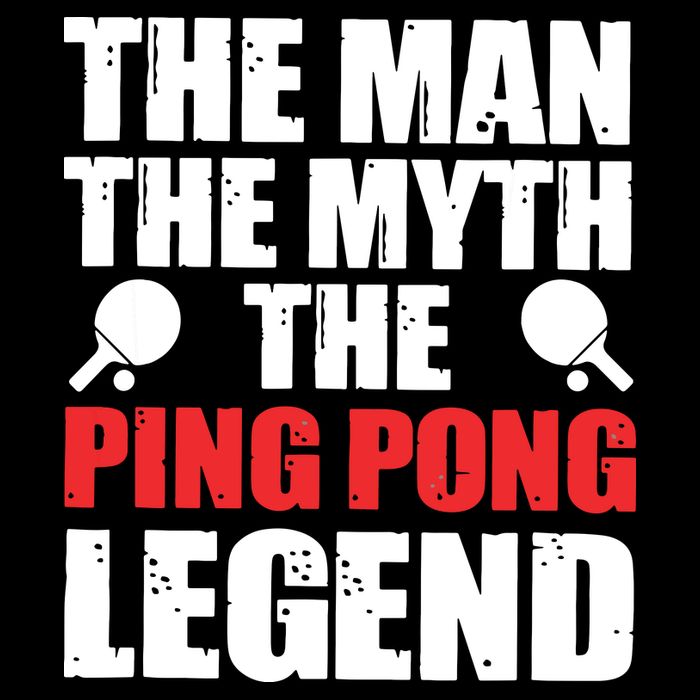 The Man The Myth The Ping Pong Legend Backpack