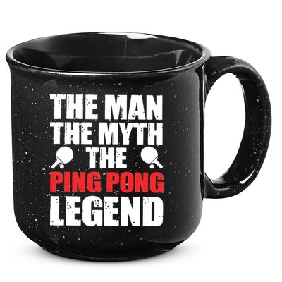 The Man The Myth The Ping Pong Legend 15oz Campfire Ceramic Mug