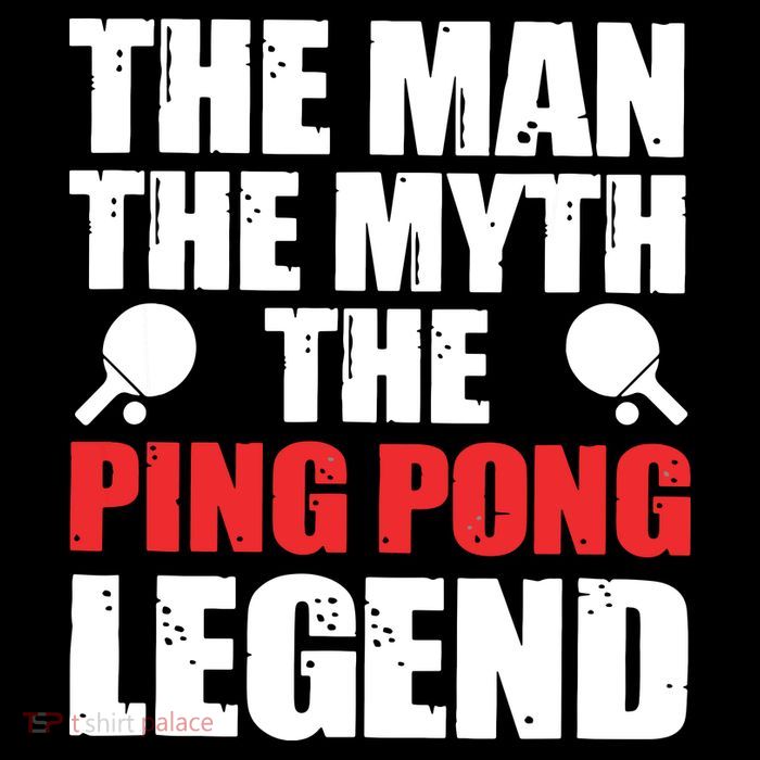 The Man The Myth The Ping Pong Legend PosiCharge Competitor Tank
