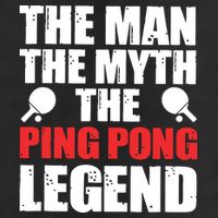 The Man The Myth The Ping Pong Legend Microfiber Hand Towel