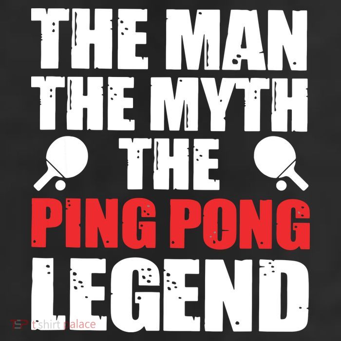 The Man The Myth The Ping Pong Legend Microfiber Hand Towel