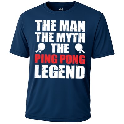 The Man The Myth The Ping Pong Legend Performance Shirt