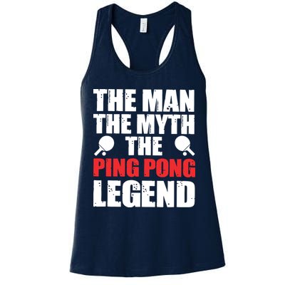 The Man The Myth The Ping Pong Legend Womens Tank Top