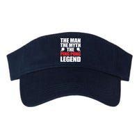 The Man The Myth The Ping Pong Legend Visor