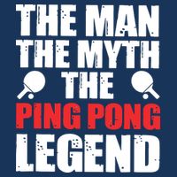 The Man The Myth The Ping Pong Legend Visor