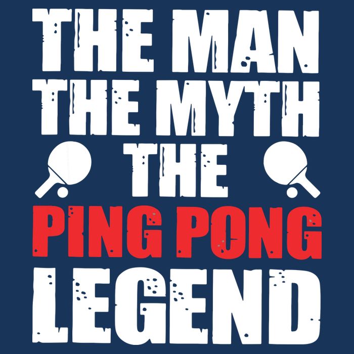 The Man The Myth The Ping Pong Legend Visor