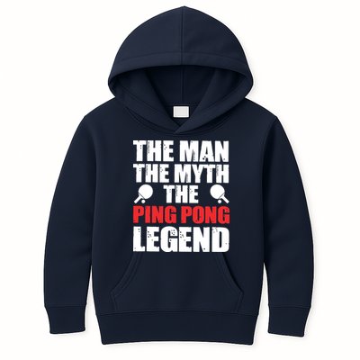 The Man The Myth The Ping Pong Legend Kids Hoodie