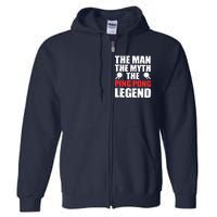 The Man The Myth The Ping Pong Legend Full Zip Hoodie