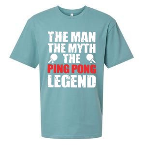 The Man The Myth The Ping Pong Legend Sueded Cloud Jersey T-Shirt