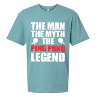 The Man The Myth The Ping Pong Legend Sueded Cloud Jersey T-Shirt