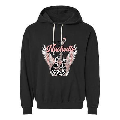 Take Me To Nashville Nashville Tennessee Garment-Dyed Fleece Hoodie