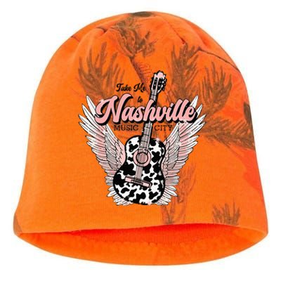 Take Me To Nashville Nashville Tennessee Kati - Camo Knit Beanie