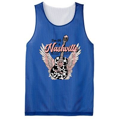 Take Me To Nashville Nashville Tennessee Mesh Reversible Basketball Jersey Tank