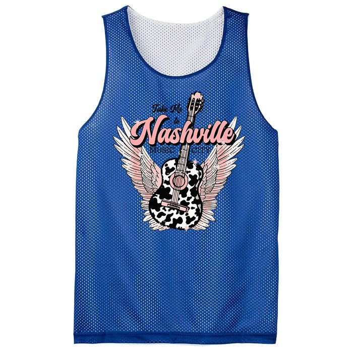 Take Me To Nashville Nashville Tennessee Mesh Reversible Basketball Jersey Tank