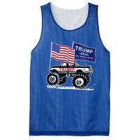 Trump Monster Truck Rally Trump Flag Trump 2024 Gift Mesh Reversible Basketball Jersey Tank