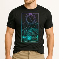 The Moon Tarot Card Rider Waite Witchy Cooling Performance Crew T-Shirt