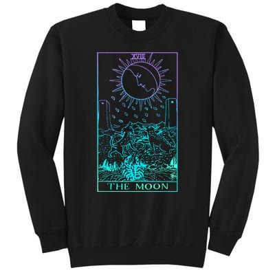 The Moon Tarot Card Rider Waite Witchy Sweatshirt