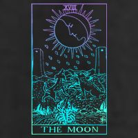 The Moon Tarot Card Rider Waite Witchy Adult Drive Performance Visor