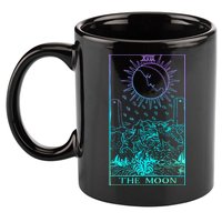 The Moon Tarot Card Rider Waite Witchy 11oz C Handle Ceramic Mug