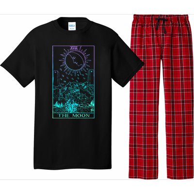 The Moon Tarot Card Rider Waite Witchy Pajama Set