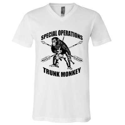 Trunk Monkey V-Neck T-Shirt