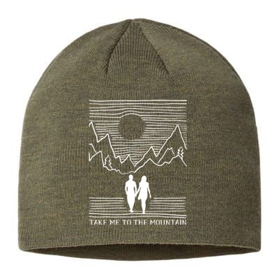 Take Me To The Mountains Trekking Hiking Sustainable Beanie