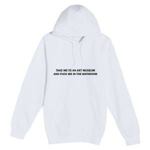 Take Me To An Art Museum And Fuck Me In The Bathroom Premium Pullover Hoodie