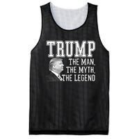 The Man, The Myth, The Legend Donald Trump Mesh Reversible Basketball Jersey Tank