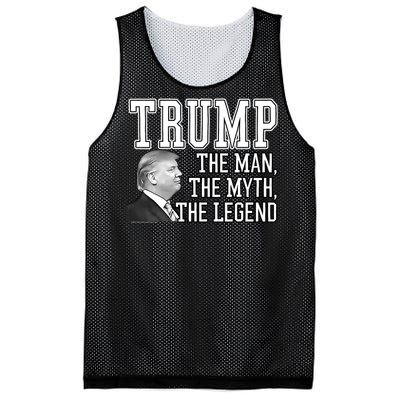 The Man, The Myth, The Legend Donald Trump Mesh Reversible Basketball Jersey Tank