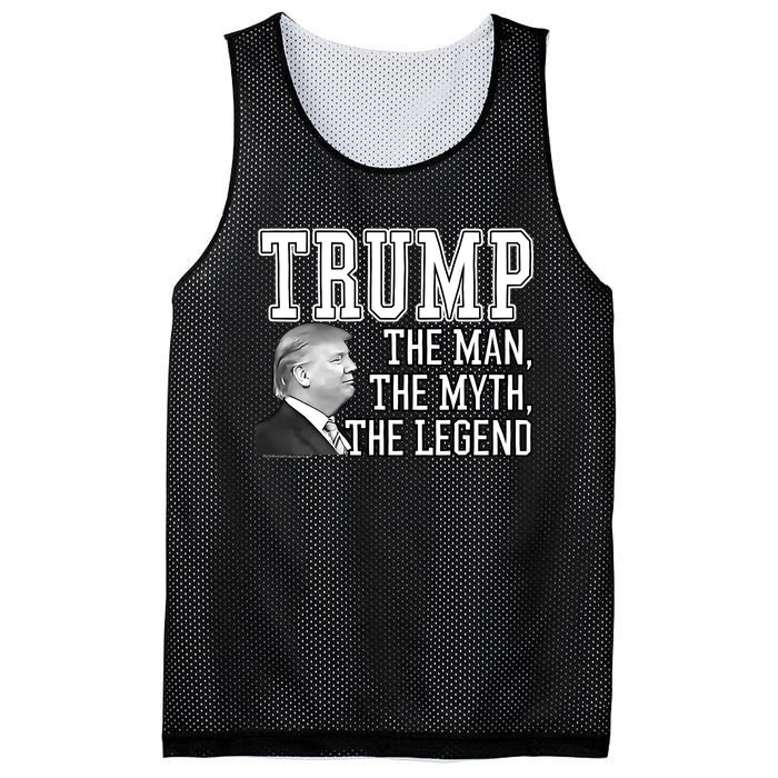 The Man, The Myth, The Legend Donald Trump Mesh Reversible Basketball Jersey Tank