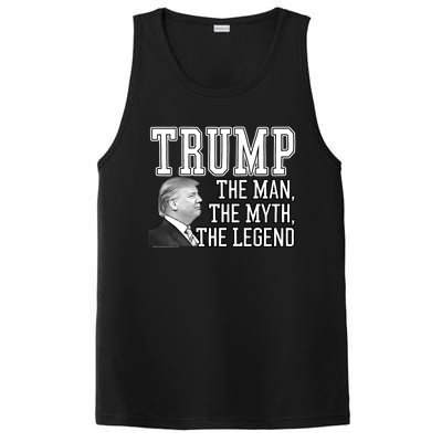 The Man, The Myth, The Legend Donald Trump PosiCharge Competitor Tank