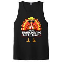 Trump Make Thanksgiving Great Again Funny Turkey Day 2024 PosiCharge Competitor Tank