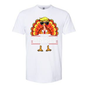 Trump Make Thanksgiving Great Again Funny Turkey Day 2024 Softstyle CVC T-Shirt