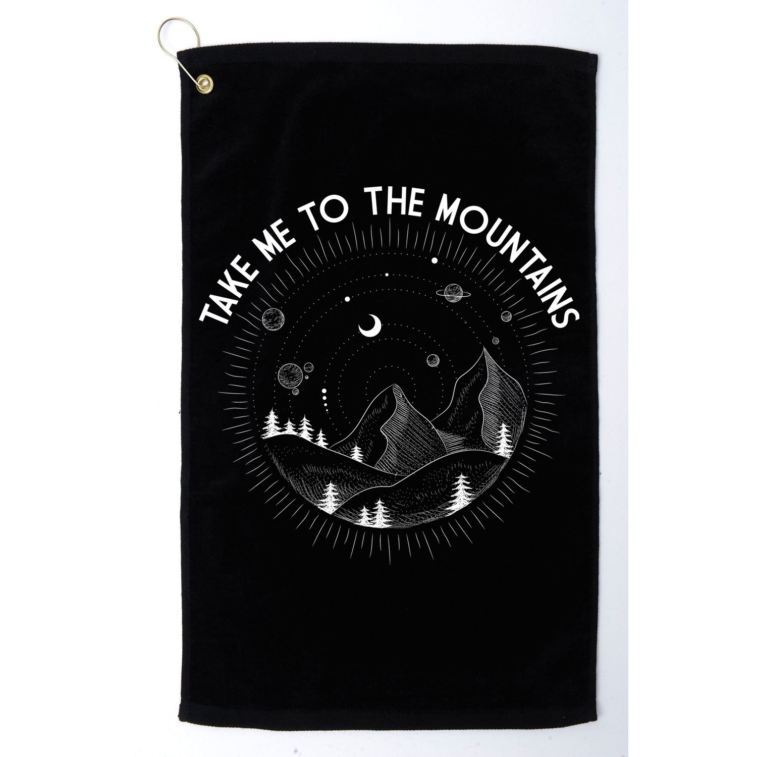 Take Me To The Mountains Nature Golf Towel