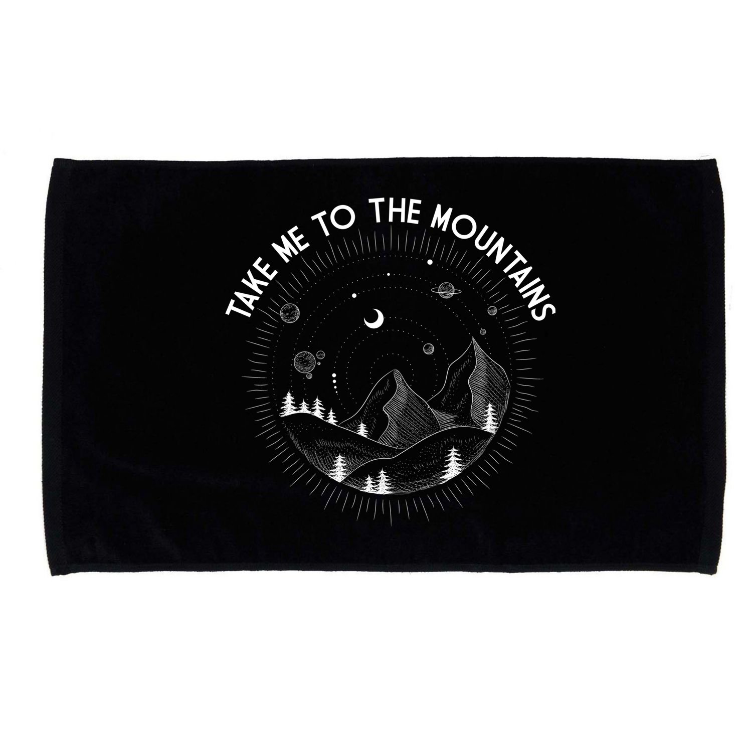 Take Me To The Mountains Nature Microfiber Hand Towel