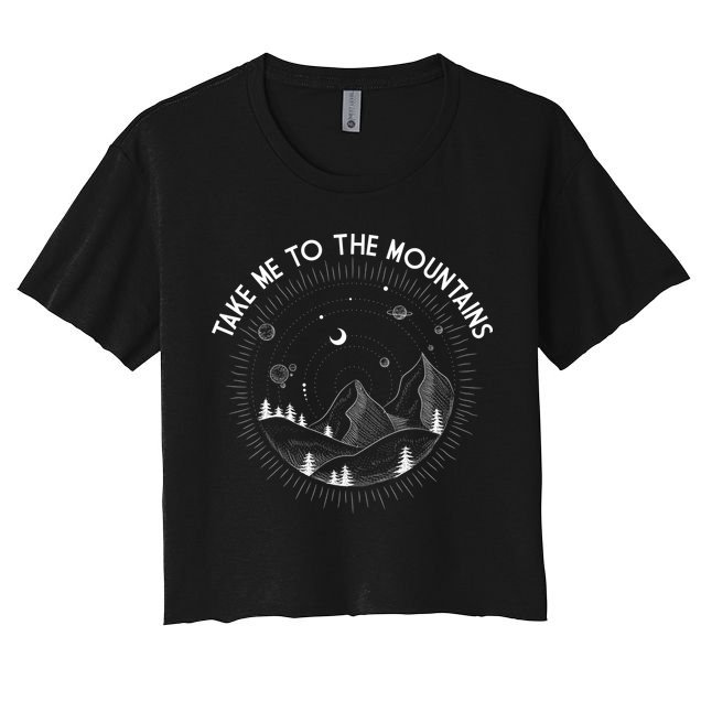 Take Me To The Mountains Nature Crop Top